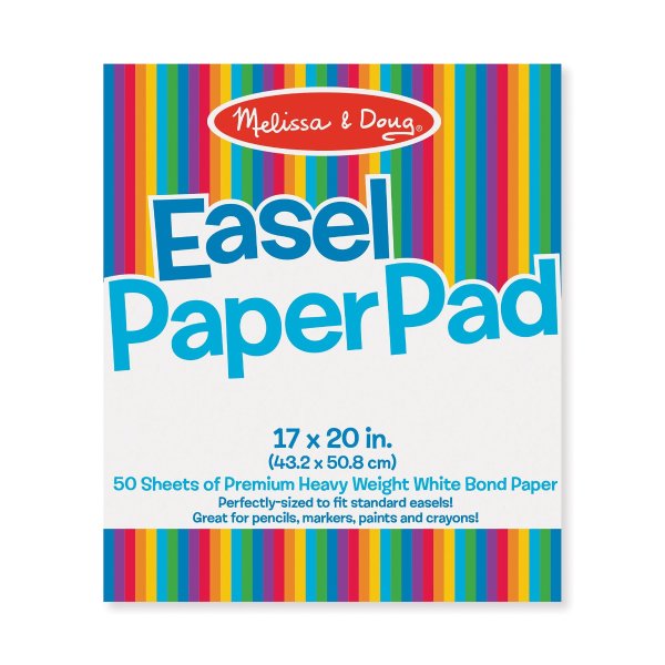 Art Essentials Easel Pad (17 x 20 inches) With 50 Sheets of White Bond Paper