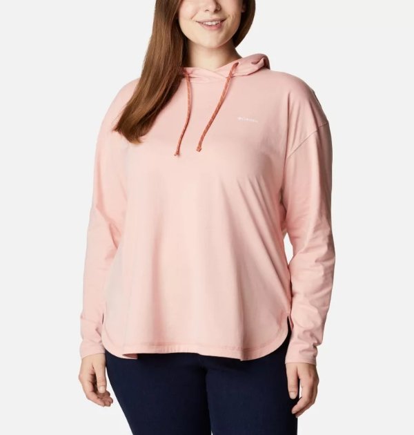 Women's Sun Trek™ Hooded Pullover - Plus Size | Columbia Sportswear