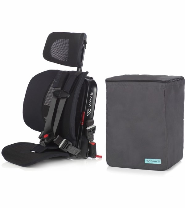 WAYB Pico Forward Facing Travel Car Seat + Travel Bag - Jet