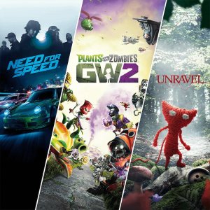 EA 游戏套装《极品飞车》《花园战争2》《毛线小精灵》