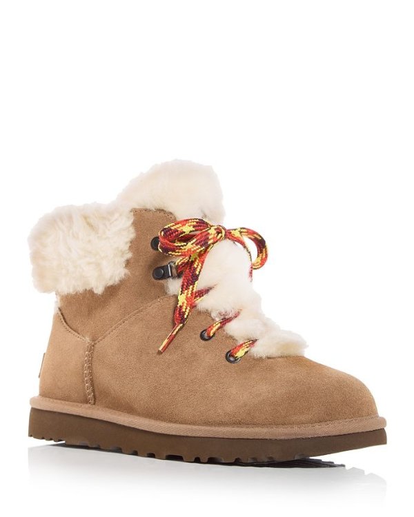 Women's Classic Mini Alpine Shearling Lined Boots