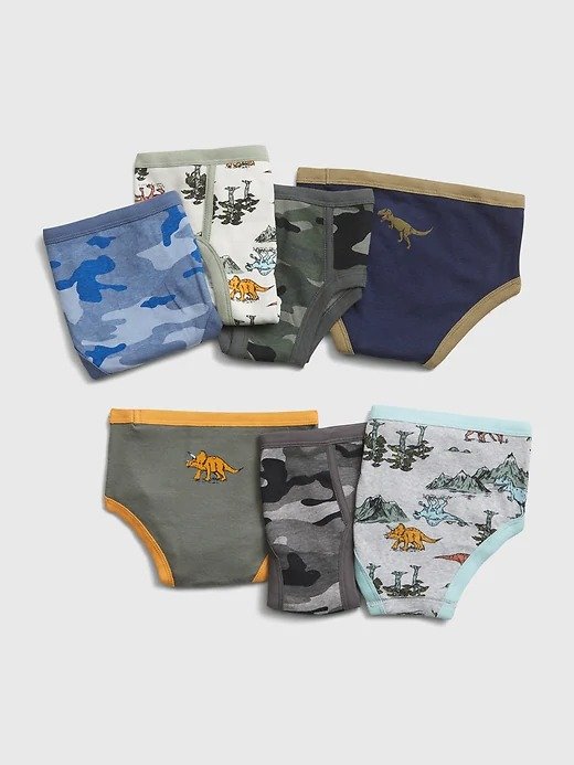 Toddler Classic Print Brief (7-Pack)