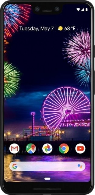 Pixel 3 XL with 64GB Memory Cell Phone (Unlocked) - Just BlackIncluded Free