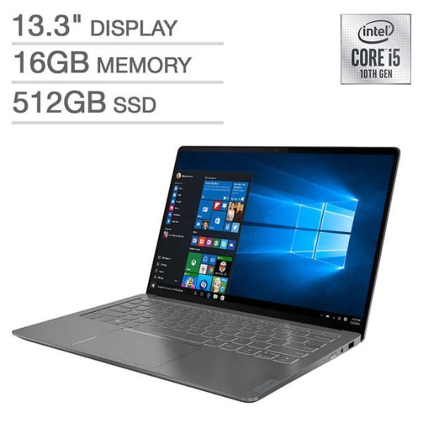 Lenovo IdeaPad S540 13.3" Laptop (i5-10210U, 16GB, 512GB)