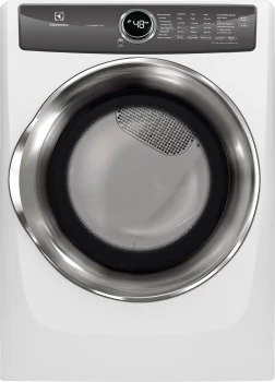 Electrolux EFME527UIW 27 Inch Electric Dryer with Luxcare® Dry System, Instant Refresh™ Cycle, Perfect Steam™ Wrinkle Release, Fast Dry Cycle, Luxcare® Lint Shield, Activewear Cycle, 8 Dry Cycles and ENERGY STAR® Certified