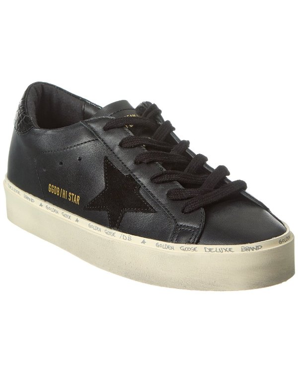 Hi Star Leather Sneaker / Gilt