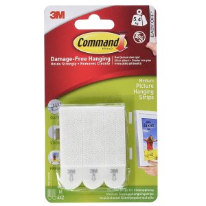 Command White 12 lb Picture Hanging Strips