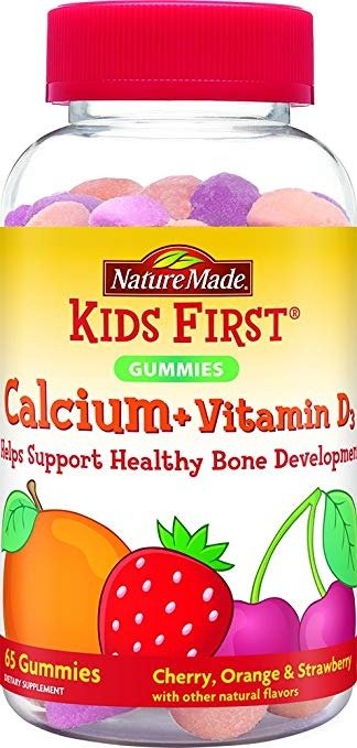 Nature Made Kids First Calcium Gummies, 65 Count
