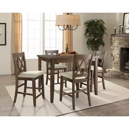 Oliver 5-Piece Counter-Height Dining Set - Sam's Club