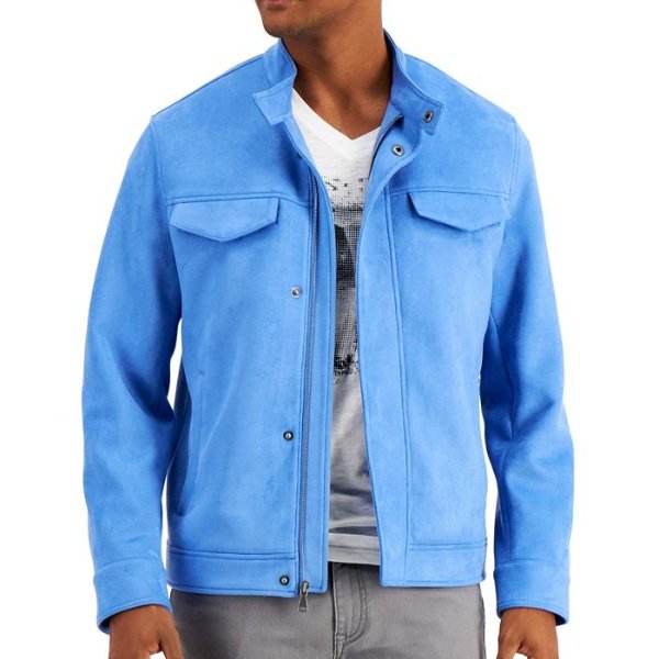Men's Louis Faux-Suede Jacket, Created for Macy's