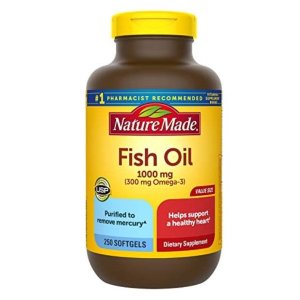 Nature Made Fish Oil 1000 mg, 250 Softgels