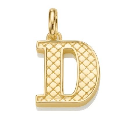 Alphabet D Pendant Charm