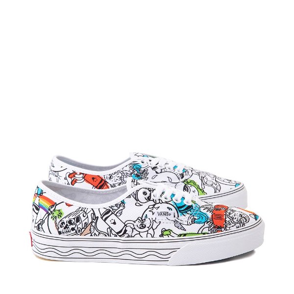 x Crayola Authentic DIY Sketch Your Way Skate Shoe - White