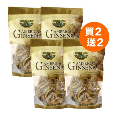 Ungraded American Ginseng Root Dragon Claw 8 oz Bag x 2