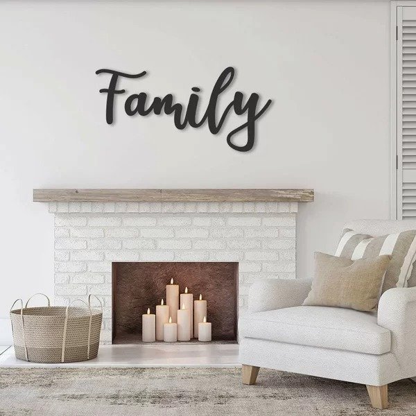Cursive Family Sign Wall DecorCursive Family Sign Wall DecorRatings & ReviewsCustomer PhotosQuestions & AnswersShipping & ReturnsMore to Explore