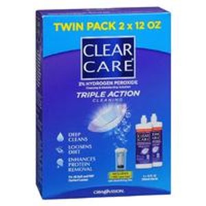 Clear Care Triple Action Cleaning & Disinfecting Solution-Twin Pack @ Drugstore