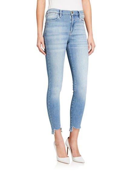 Le High Skinny Front Chew Jeans