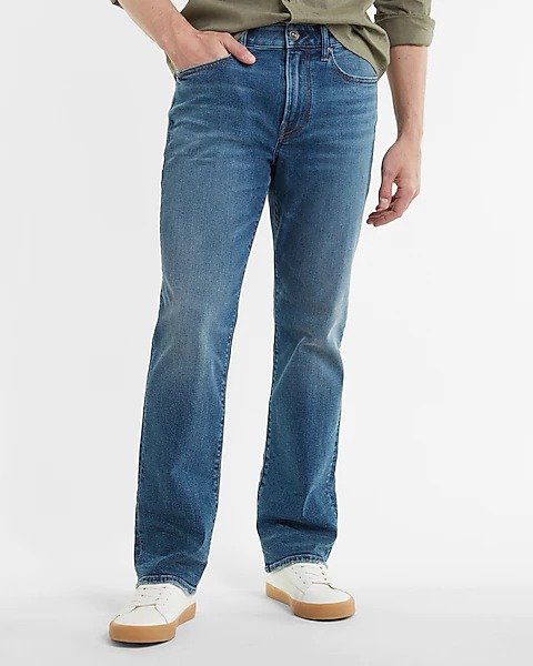 Bootcut Medium Wash Hyper Stretch Jeans