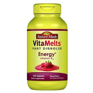 Nature Made VitaMelts Fast Dissolve Energy Vitamin B12 1500 mcg 100 c