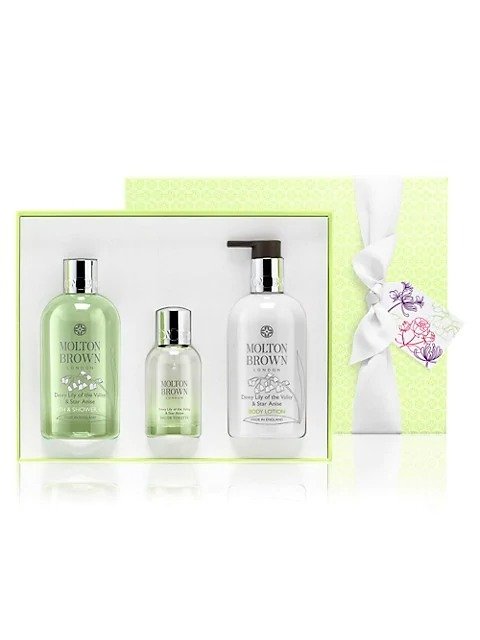 Dewy 3-Piece Lily of the Valley & Star Anise Fragrance Gift Set