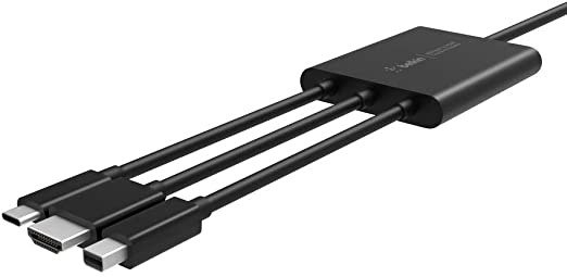 Digital AV Adapter – Multiport to HDMI Display Adapter (Connects Laptop to Any Display via USB-C, HDMI, Mini DisplayPort) Supports 4K Ultra HD, Standard (B2B169)