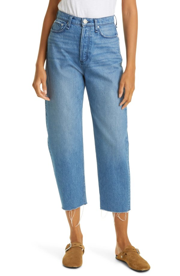 '90s High Waist Crop Jeans