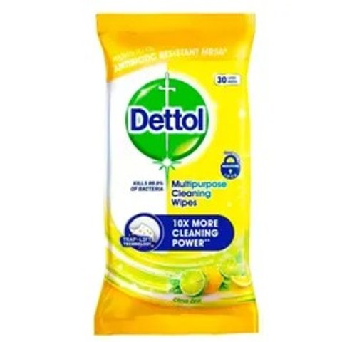 Dettol 抗菌多用途清洁湿巾，柑橘香味