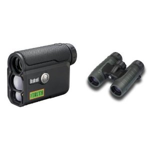 Bushnell Optics Bundle: The Truth ARC 4x20mm Rangefinder + Trophy XLT Roof Prism 8x32mm Binoculars