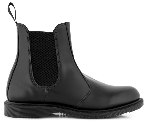Dr. Martens Women's Chelsea Flora Boot - Polished Smooth Black