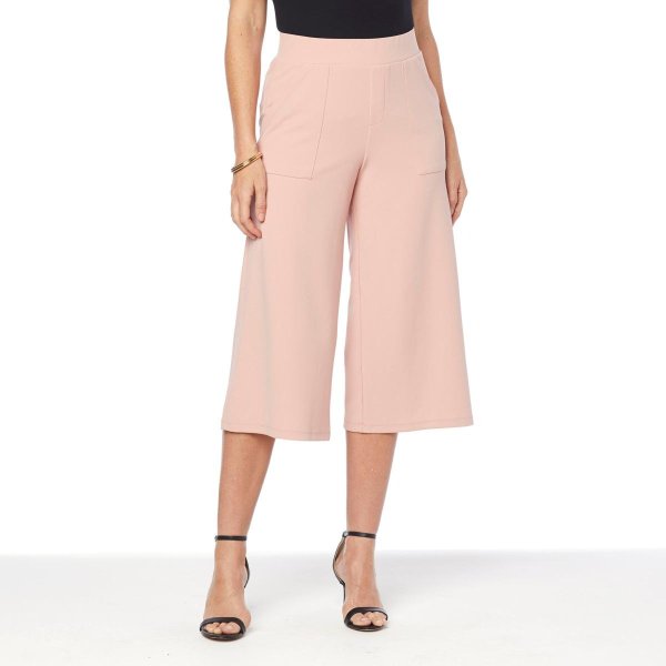 Tummy Smoothing Culotte Pant with Pockets