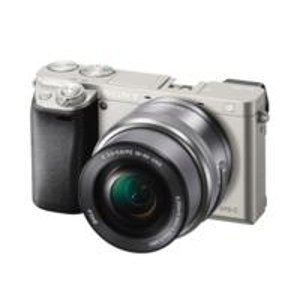索尼 Alpha A6000 微单相机机身(带16-50镜头套装)