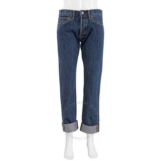 Ladies Blue Farndon Japanese Selvedge Denim Jeans