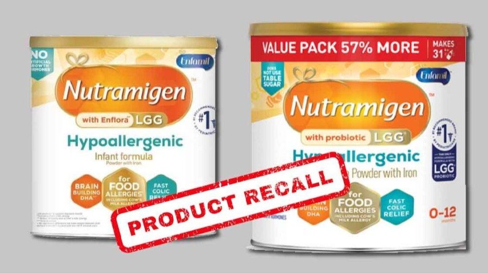 美赞臣召回67万罐Nutramigen防过敏奶粉，恐有细菌污染