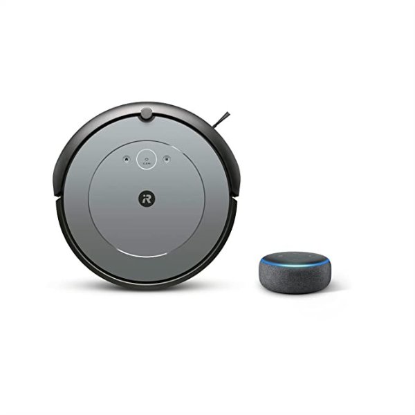 Roomba i2 (2152) Wi-Fi Connected Robot Vacuum with Alexa Echo Dot