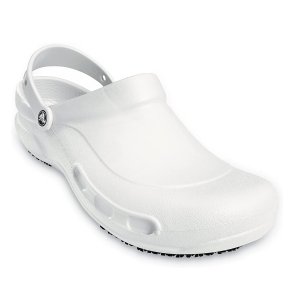 Crocs 白色防滑鞋 男女同款