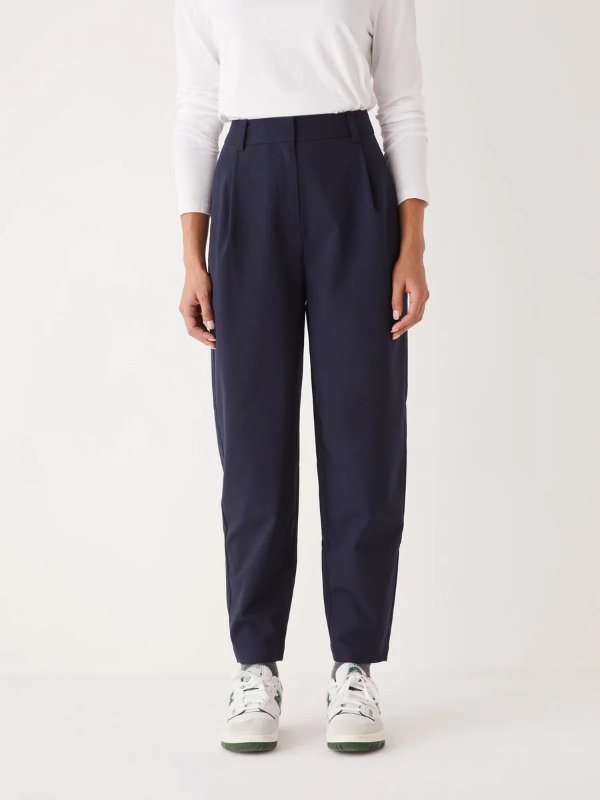 The Amelia Balloon Fit Pant in Dark Blue