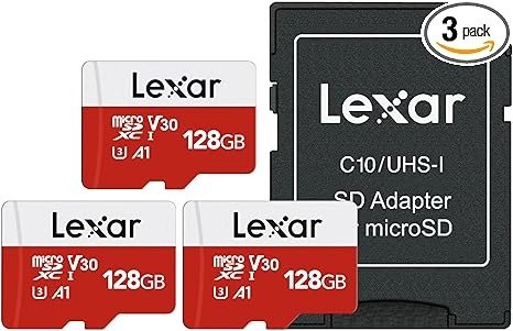 E系列 3x128GB MicroSDXC 100MB/s, C10, U3, A1, V30 