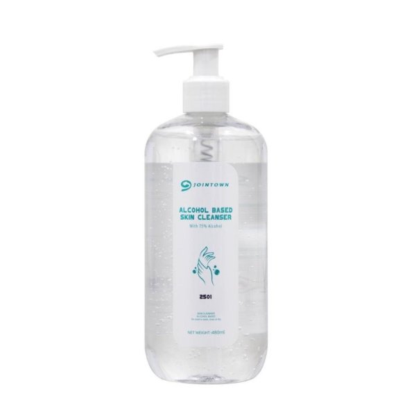 Jointown Alcohol Based Sanitizer Skin Cleanser 75% Alcohol 480ml