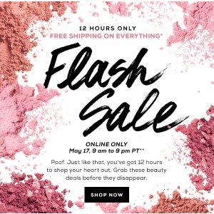 plus Free 5 Shades of Fabulous Palete with $65! @Bare Minerals
