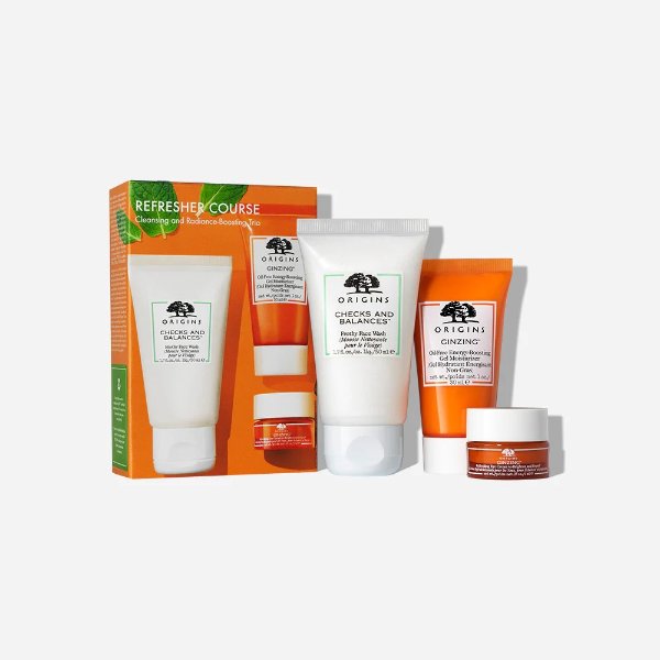 REFRESHER COURSE Cleansing and Radiance-Boosting Trio Set ($38 Value) | Origins