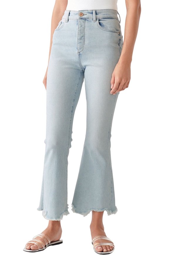 Rachel Cropped High Rise Jeans