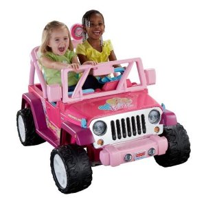 Fisher-PricePower Wheels Barbie Jammin Jeep Wrangler