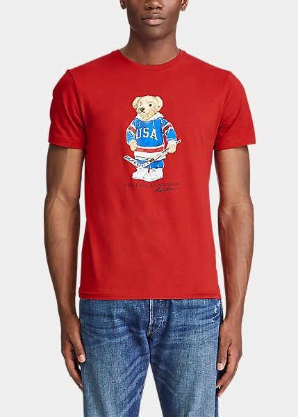Custom Slim Fit Bear T-Shirt