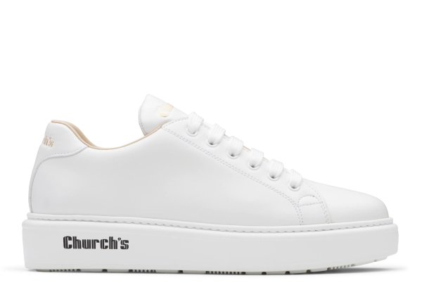 Mach 1 Calf Leather Classic Sneaker White