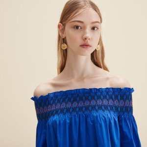 the Off-the-shoulder Items of the Spring Collection @ Maje