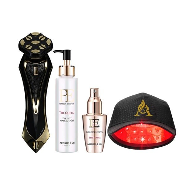 ARTISTIC&CO Arrivo Zeus II Set: ultra modern powerful beauty machine and  skin firming. Color: Athena Roseserum