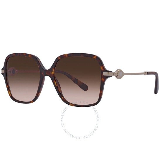 Brown Gradient Square Ladies Sunglasses BV8248 504/13 55