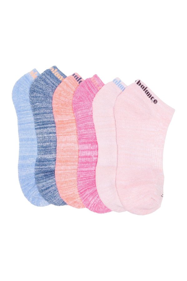 Athletic Performance Low Cut Socks - Pack of 6