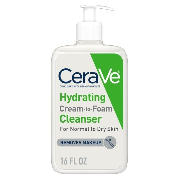 Hydrating Cream-to-Foam Facial Cleanser with Hyaluronic Acid