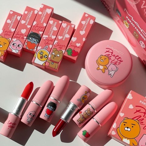 kakao friends mac lipstick